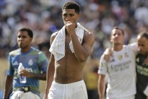 世体：贝林厄姆恢复进展顺利，可能在9月马德里德比中复出